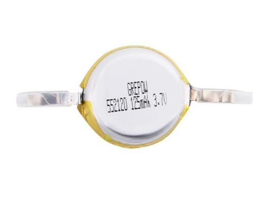 Grepow 125mAh 3.7V Round Shaped Lipo Battery 5521020